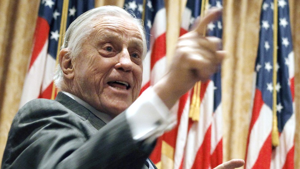 Ben Bradlee, editor de The Washington Post, en una imagen de 2011 en California