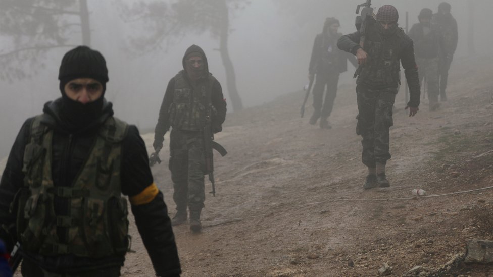 فصائل مسلحة مدعومة من الجيش التركي في عفرين
