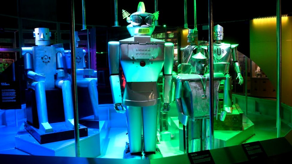 Exhibición de robots