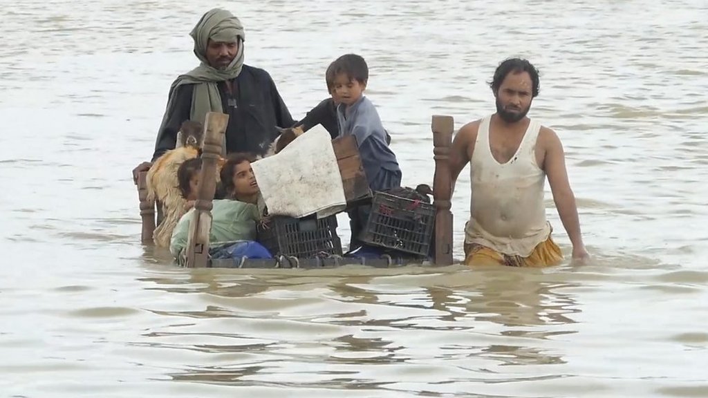 Millions affected by heavy flooding in Pakistan