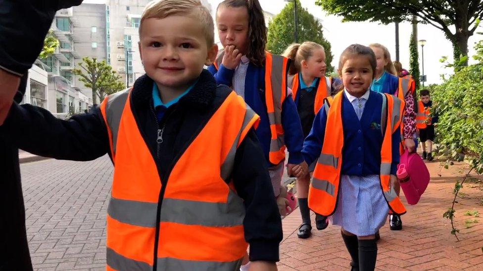 School run: How Cardiff primary is transforming pupils' commute