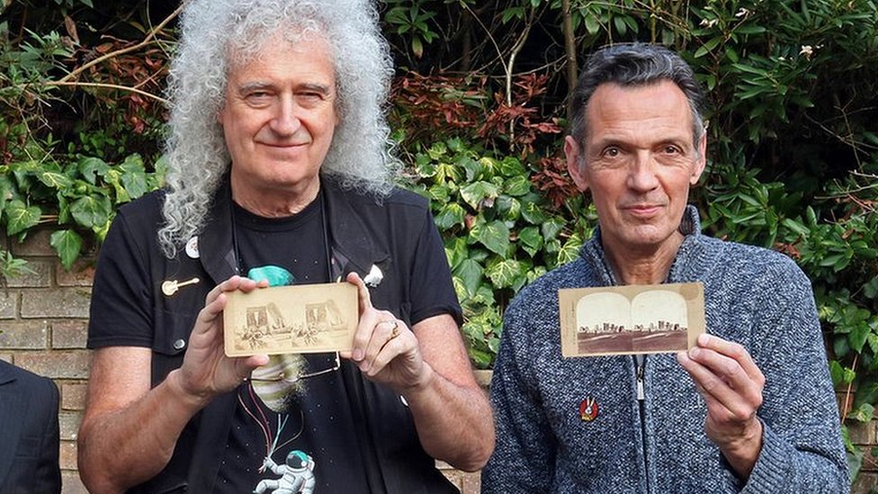 Brian May Queen In 3-D Buch Italienische Illustrierte Ausgabe