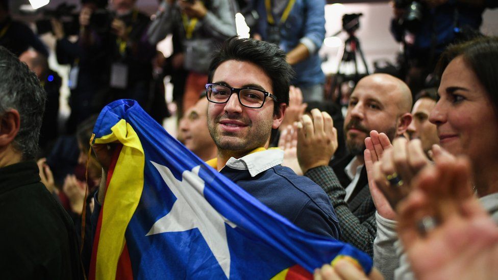 مظاهرات مؤيدة للاستقلال في كتالونيا