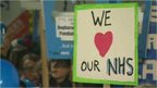 Sign reading 'We love our NHS'