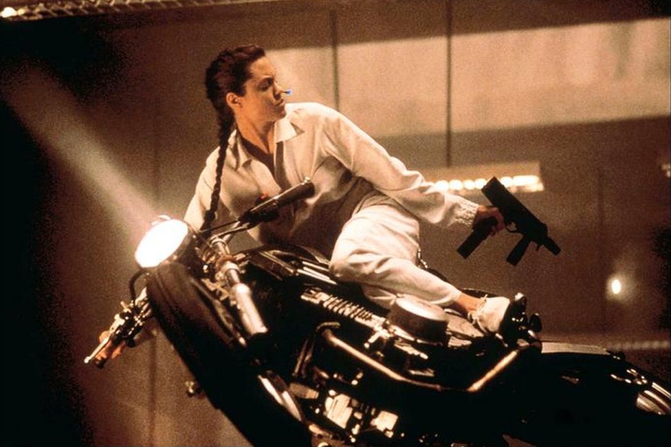 Imagen de Angelina Jolie en Tomb Raider.