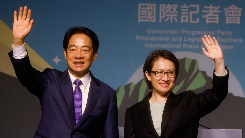 台湾総統選、与党・民進党が勝利 中国は「主流民意を代表