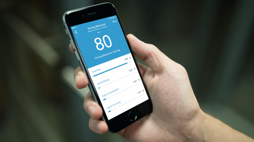 Octo Telematics' smartphone app
