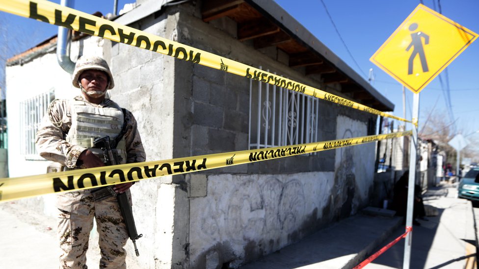 Soldado en Ciudad Juárez