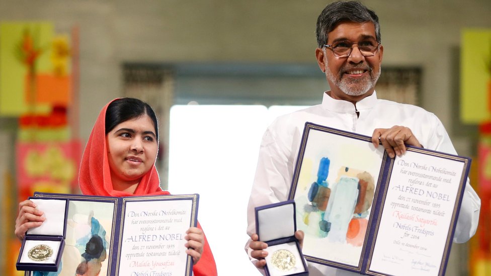 كايلاش ساتيارتي نال جائزة نوبل للسلام سنة 2014 تناصفا مع الباكستانية ملالا يوسف زاي