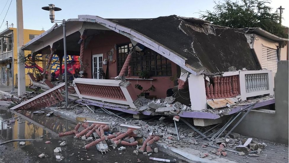 club divorcio superficie Terremoto en Puerto Rico: las impactantes imágenes de la destrucción  causada por el peor sismo que sufre la isla en un siglo - BBC News Mundo