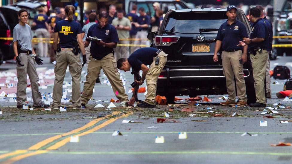 New York bombs 'were both shrapnel pressure cooker devices'