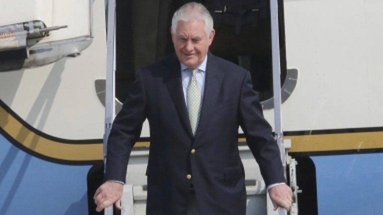 Rex Tillerson set for first China visit as US secretary of state