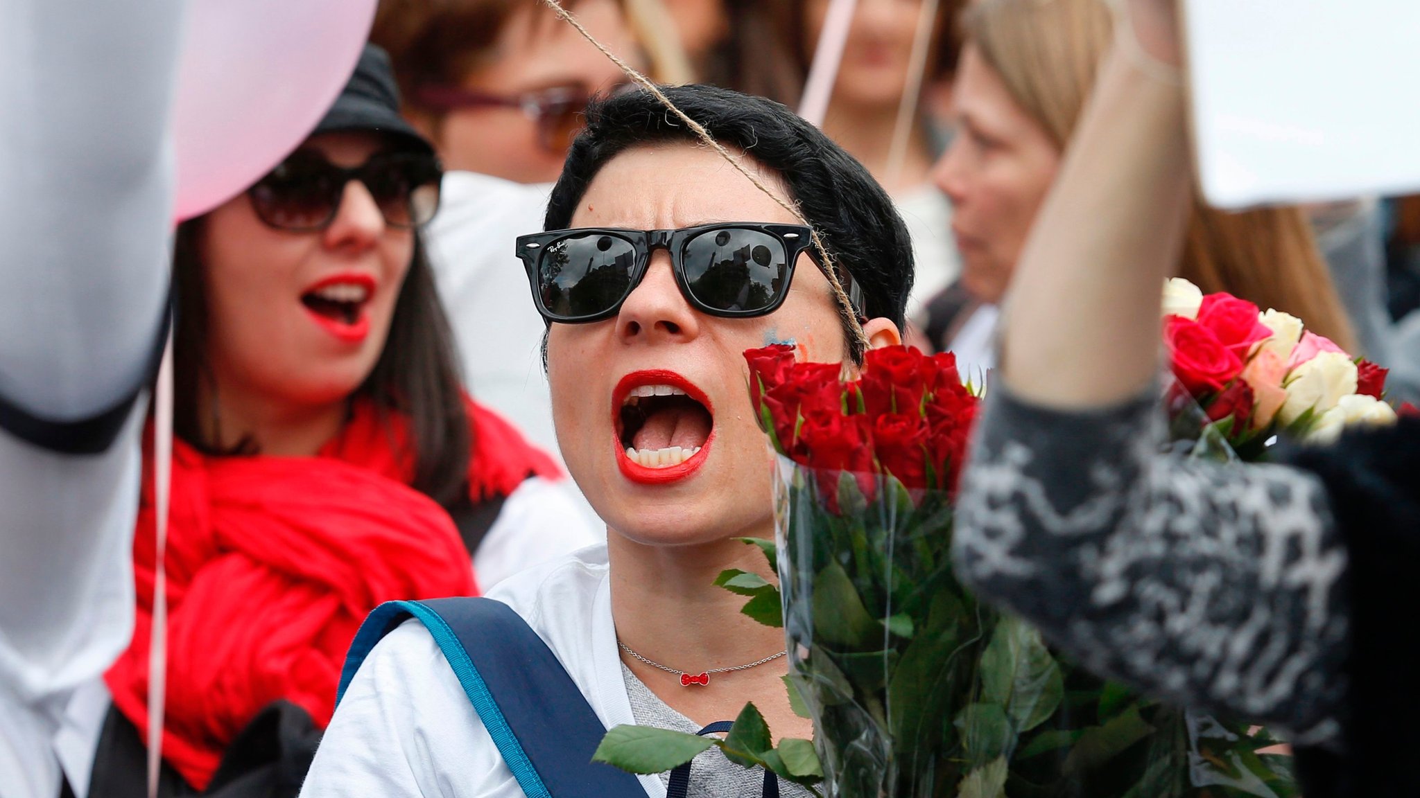 Paris Champs Elysees attack: 'Angry Police Wives' protest against violence