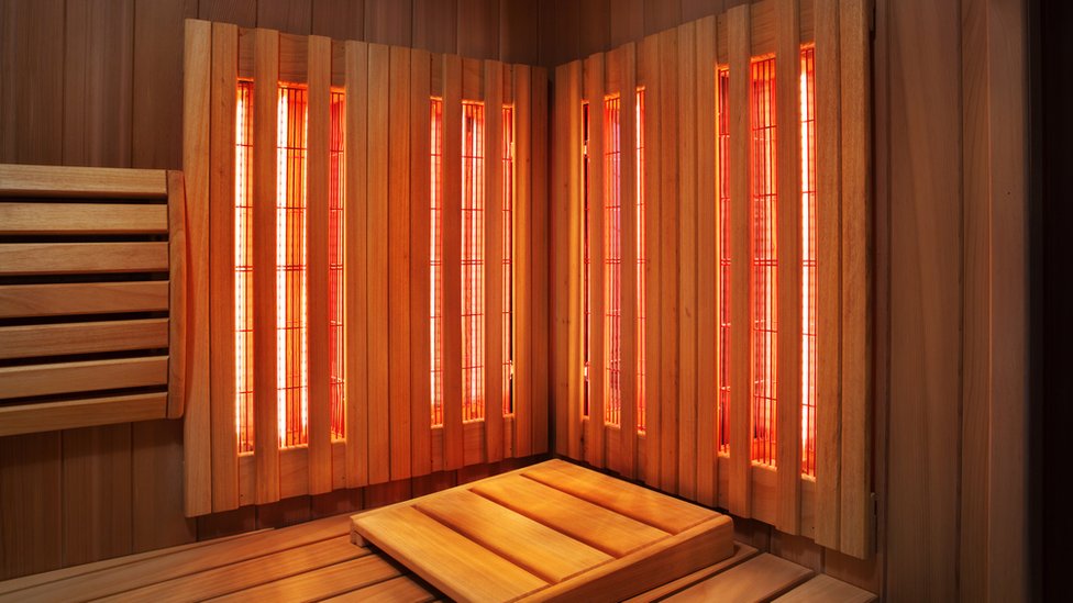 Sauna de rayos infrarrojos