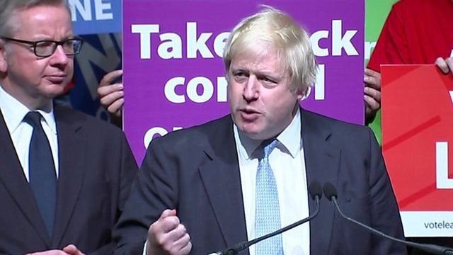 EU referendum: Johnson in call