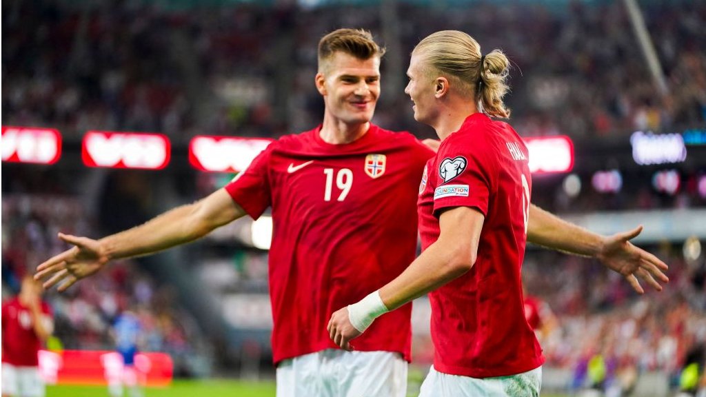 Norway 3-1 Cyprus: Erling Haaland scores twice in Euro 2024 qualifier - BBC  Sport