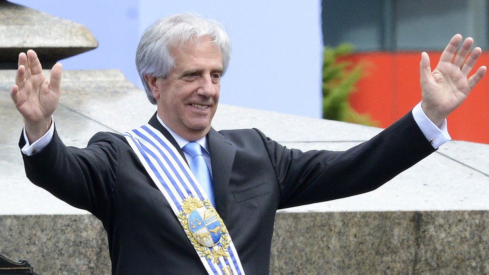 Uruguay's President Tabare Vazquez