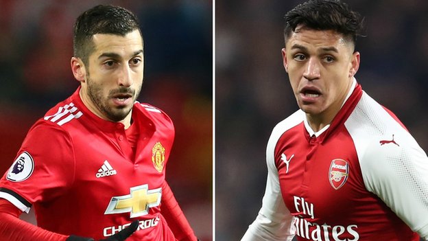 Mkhitaryan sepakat ke Arsenal, Alexis Sanchez ke Manchester United