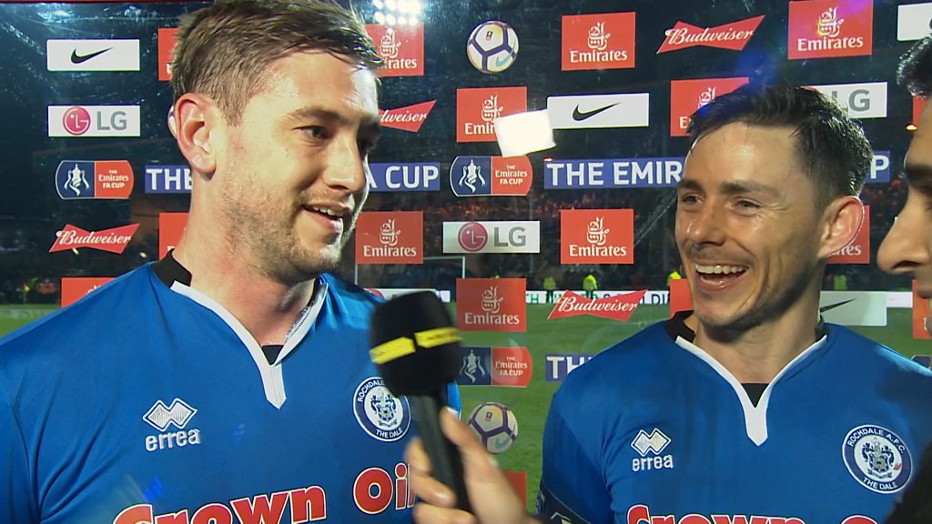 FA Cup: Rochdale heroes Ian Henderson & Steve Davies revel in earning Spurs Wembley replay