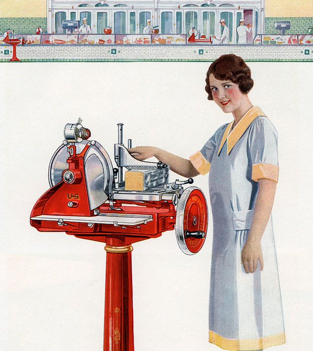 Panadera con máquina