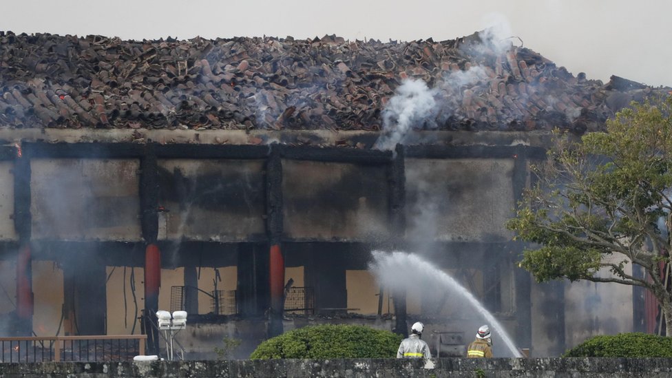 中世北武蔵の城 Shuri Castle: Fire destroys 500-year-old world heritage site in Japan