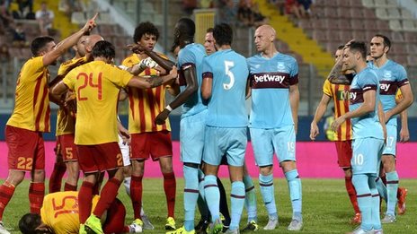 Birkirkara 1-0 West Ham (3-5 on pens)