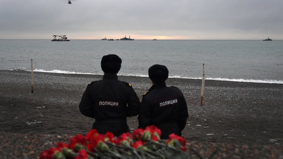Основные фрагменты упавшего в море Ту-154 подняты на поверхность
