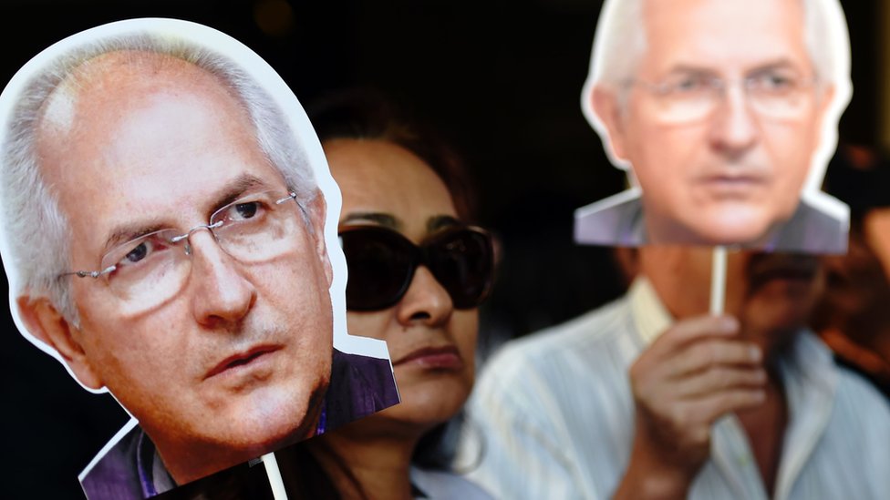 Simpatizantes de Ledezma.