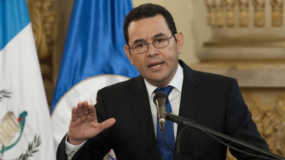 Guatemalan President Jimmy Morales