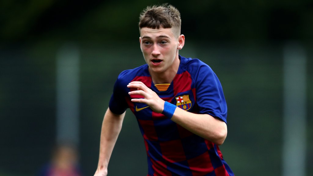 Louie Barry: Aston Villa sign Barcelona youngster - BBC Sport