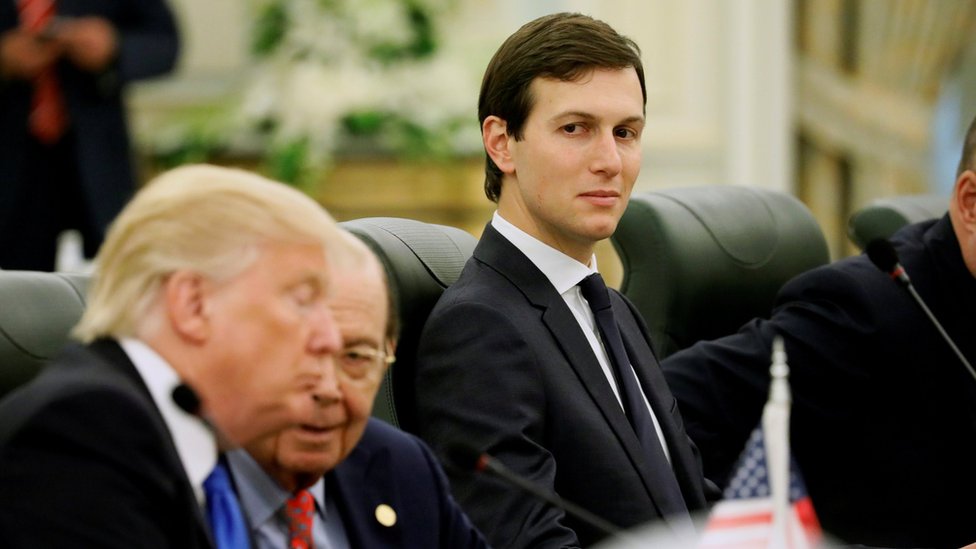 Jared Kushner defended by Trump amid 'secret Russia line' questions