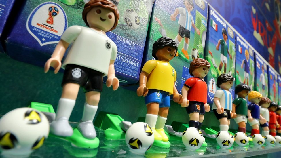Juguetes de las selecciones participantes en Rusia 2018
