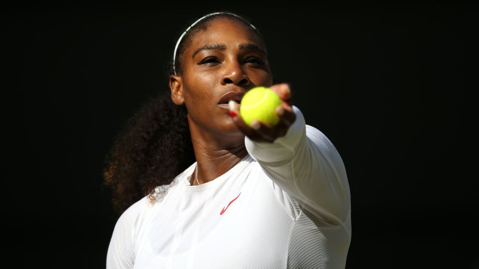 Serena Williams en demi-finales de Wimbledon