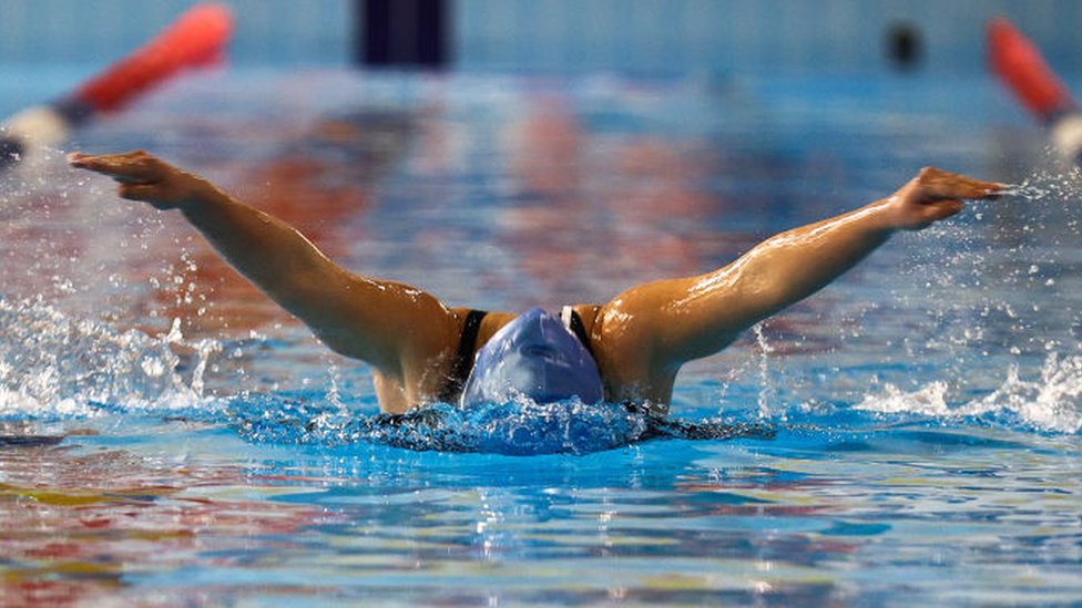 First British Down Syndrome Swimming Championships - CBBC Newsround