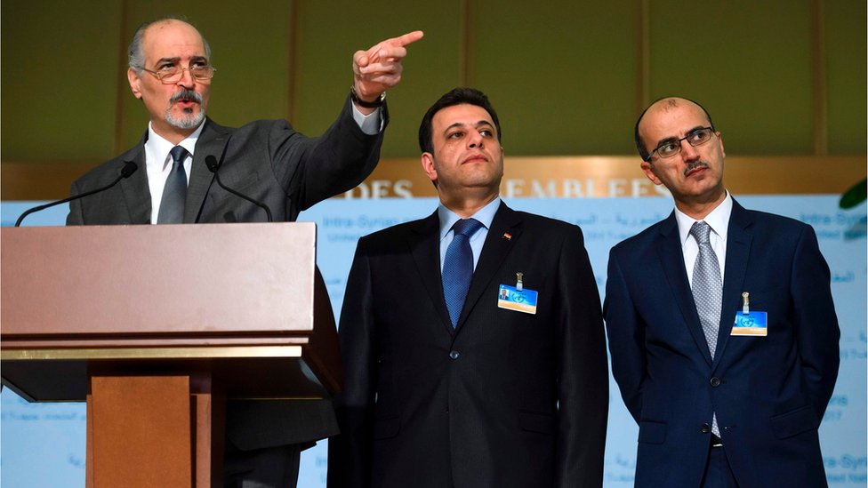 بشار الجعفري، رئيس وفد الحكومة السورية