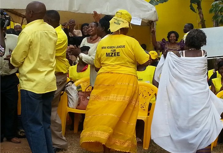 Museveni supporters