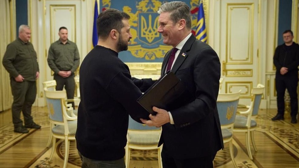 Starmer meets Zelensky in Ukrainian capital Kyiv