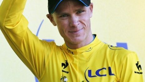 Froome takes Tour lead amid crashes