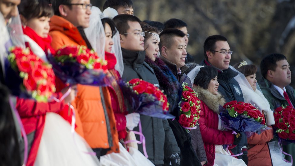 2015年在黑龍江舉行的集體婚禮
