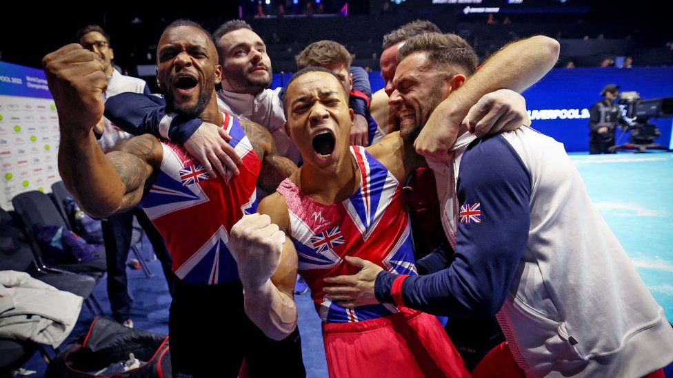 World Gymnastics Championships GB men fight back to win bronze CBBC