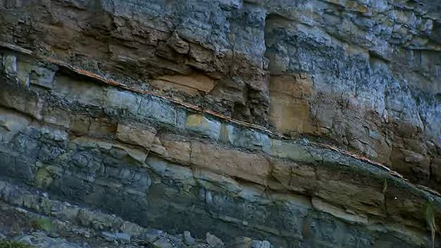 Rocas con capas