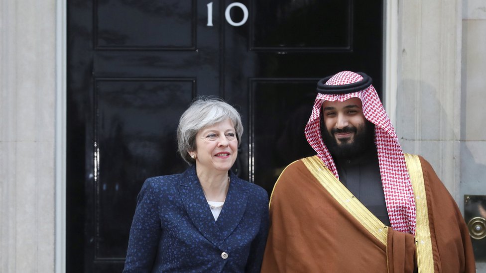 تريزا ماي تستقبل ولي العهد السعودي في داونينغ ستريت