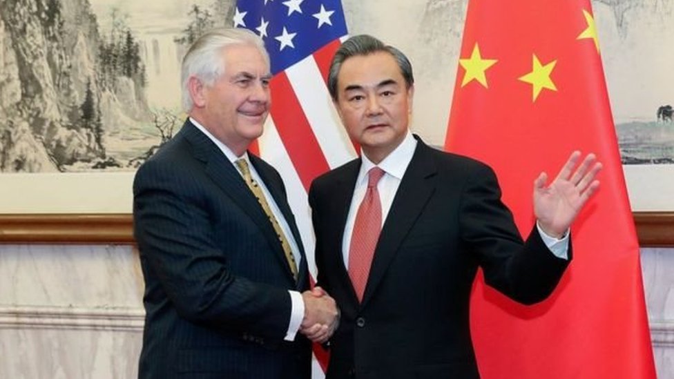 وزيرا خارجية الولايات المتحدة والصين