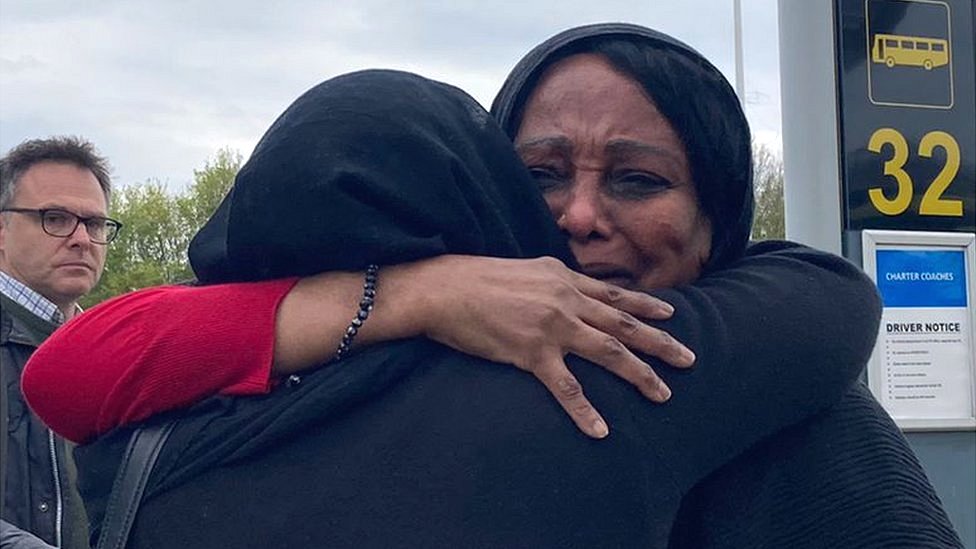 We're grateful to be alive - Sudan Britons return