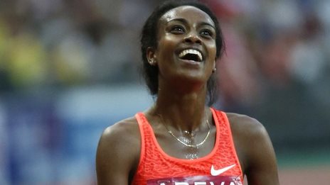 Dibaba breaks 1500m world record