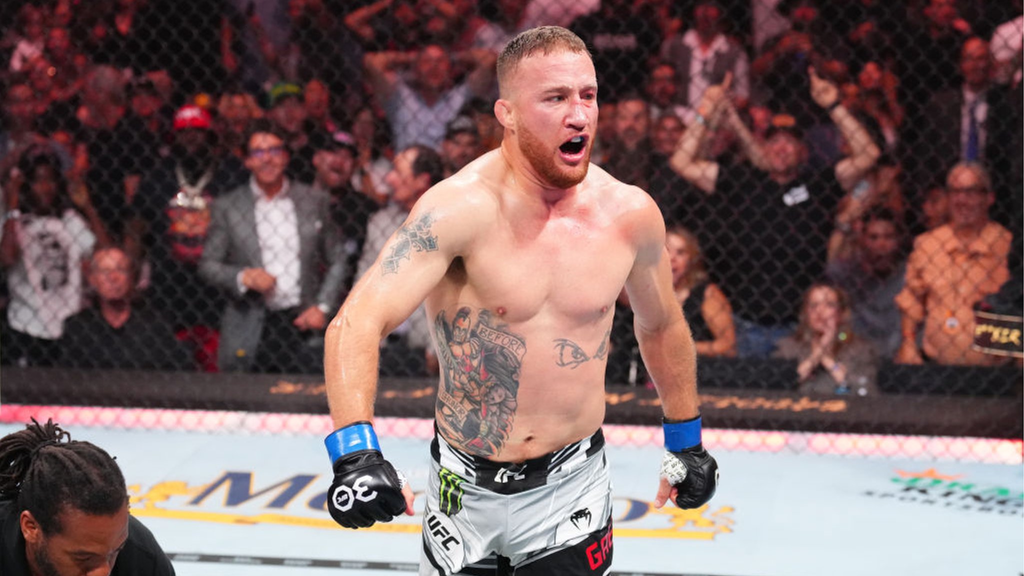 UFC 291: Justin Gaethje beats Dustin Poirier to stake lightweight title  shot claim - BBC Sport