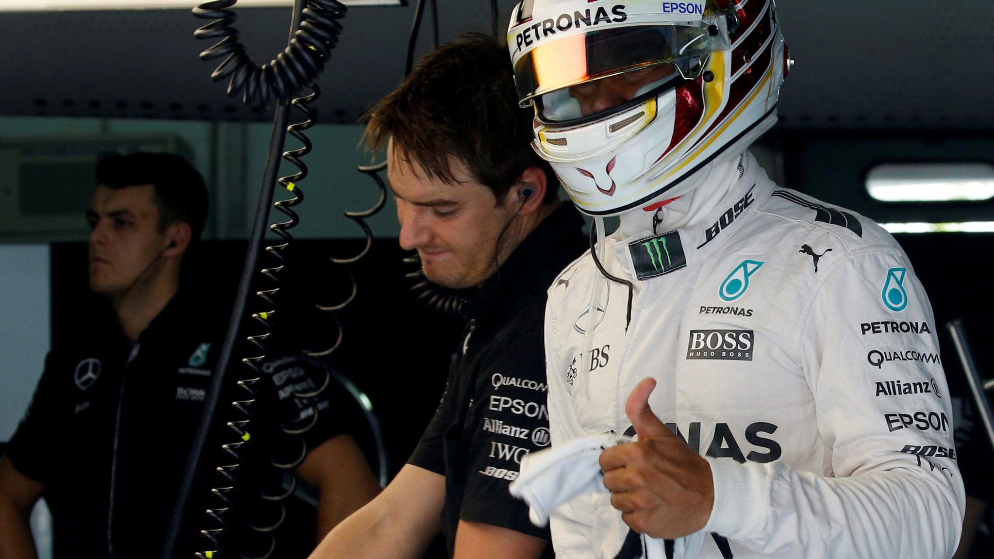 Lewis Hamilton on Malaysian Grand Prix pole position
