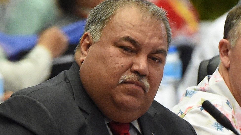 Nauru's President Baron Waqa