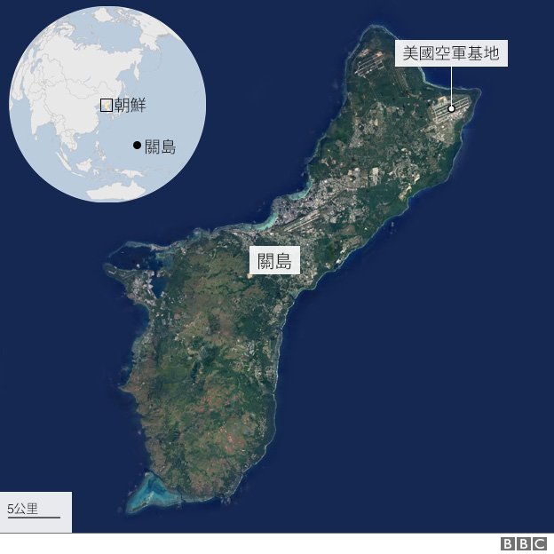 關島的地理位置
