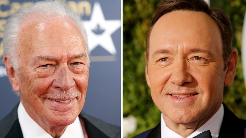Christopher Plummer (izq) y Kevin Spacey
